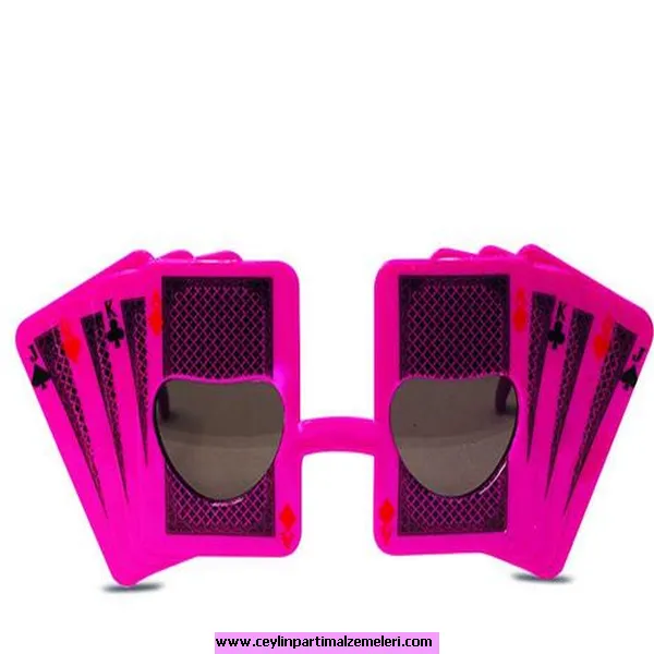 Kart Temalı Gözlük 